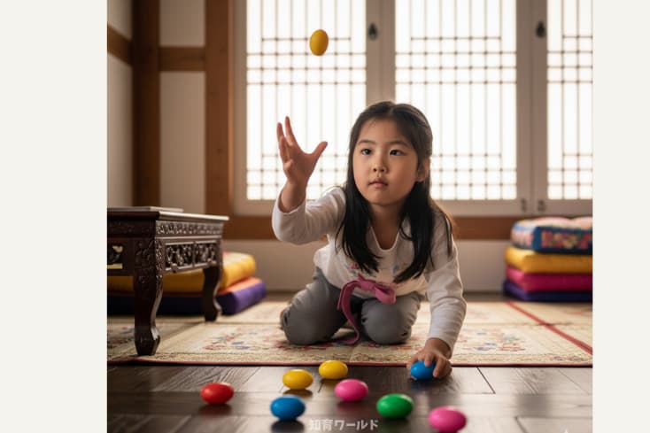 子どもがコンギ遊びをしているところの画像