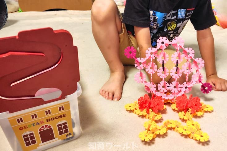 子どもがジスターで作ったカービィの写真